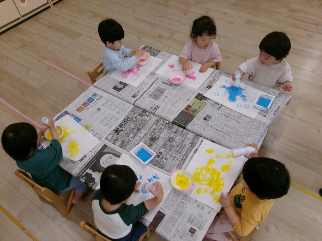 スタンプ遊び画像