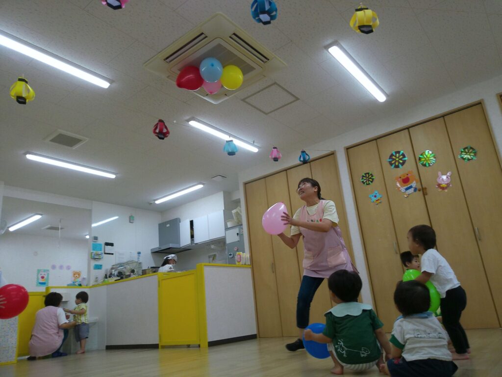 風船あそび、たのしいね画像