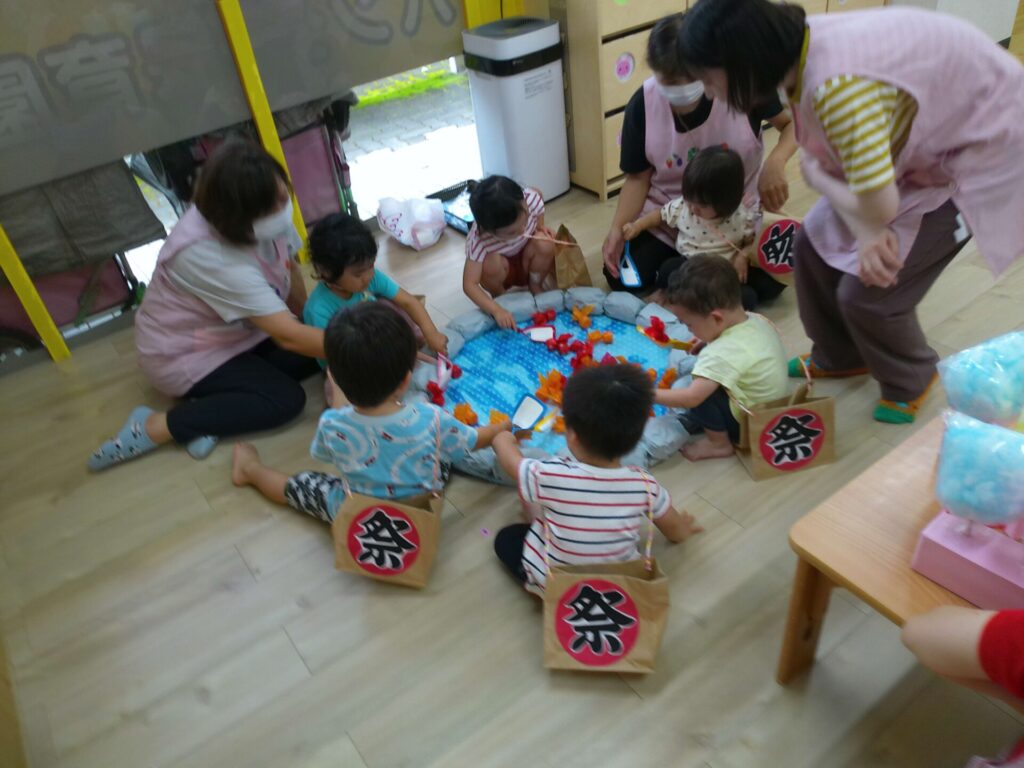 縁日あそびをしたよ。画像