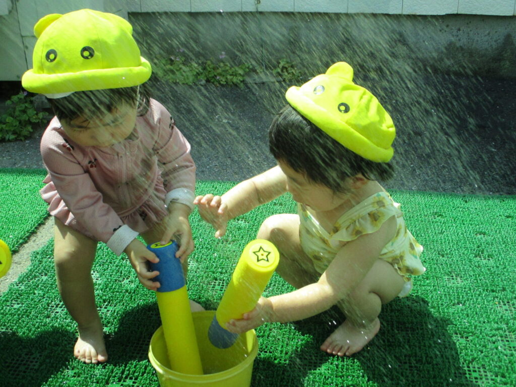 ☆水遊びたのしいね☆画像