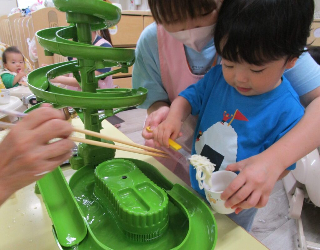 流しそうめん☆画像