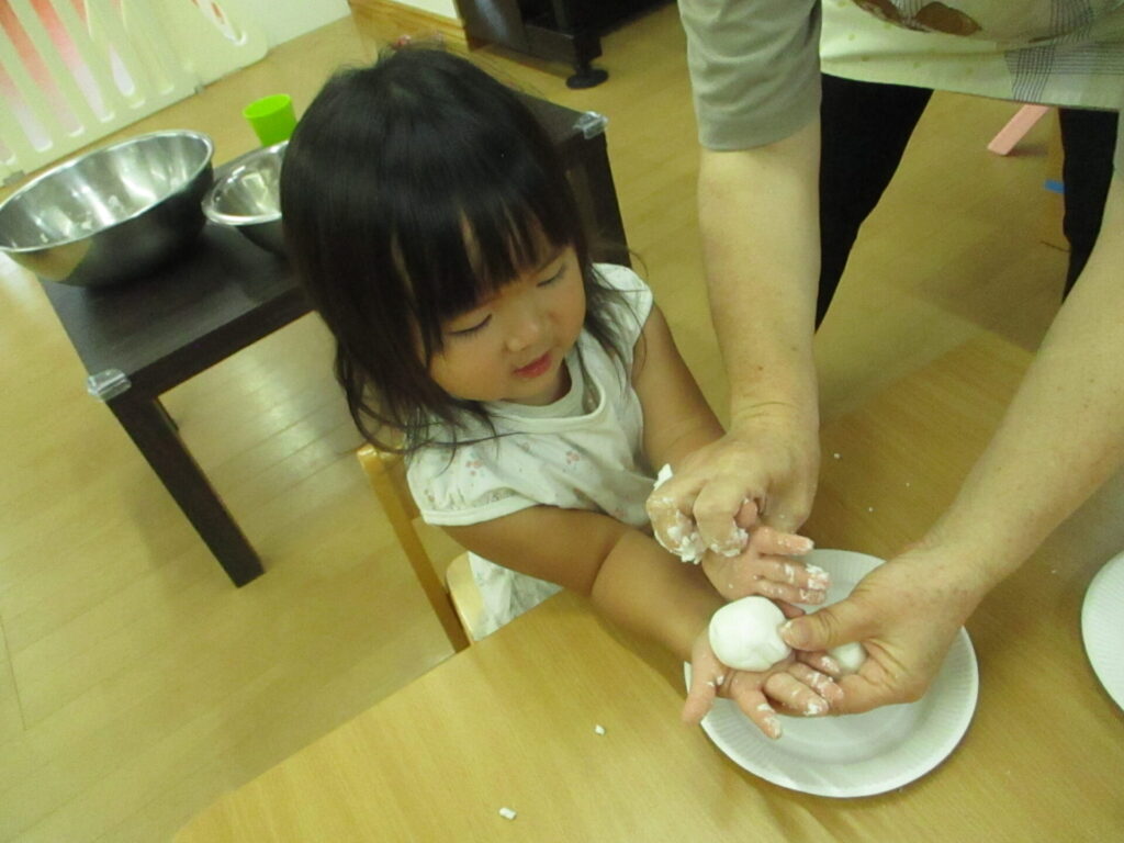 月見団子つくり画像