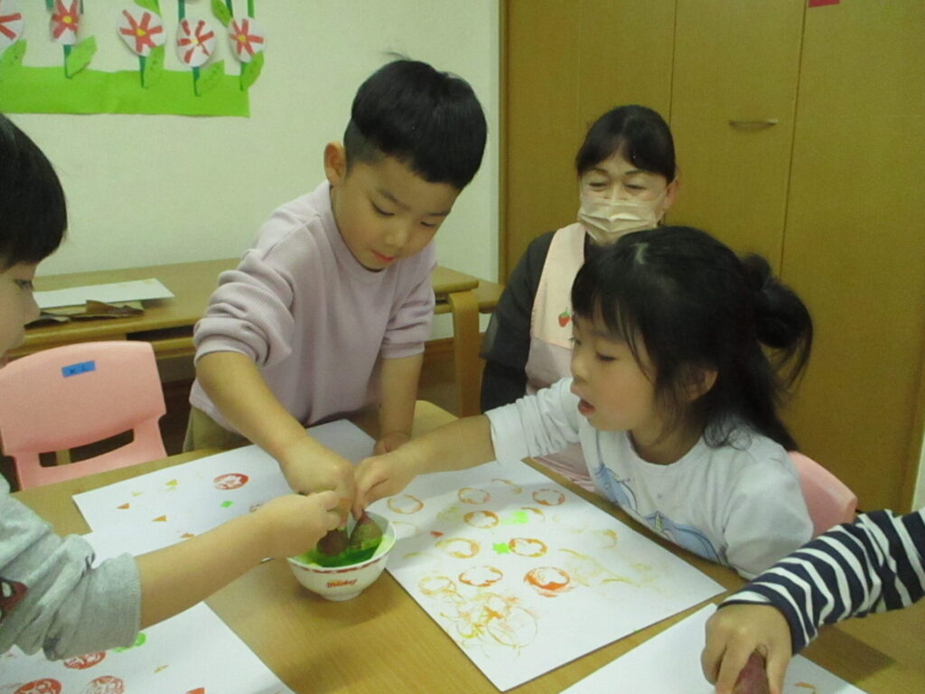 ☆さつまいもスタンプ☆画像