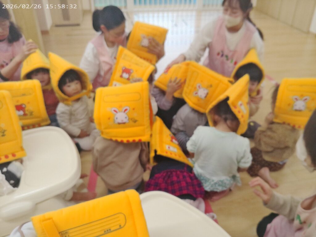 避難訓練をしました！画像