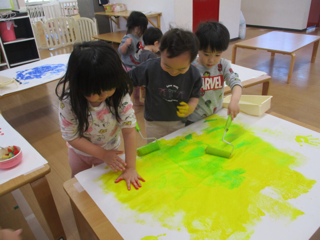 指えのぐ遊び♪画像